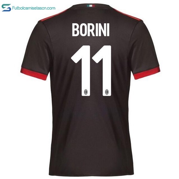 Camiseta Milan 3ª Borini 2017/18